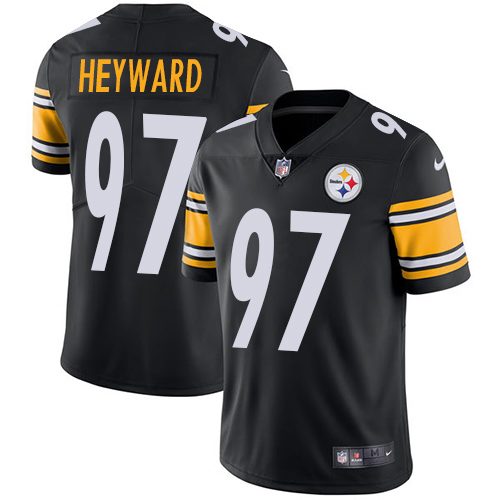 2019 Men Pittsburgh Steelers #97 Heyward Black Nike Vapor Untouchable Limited NFL Jersey->pittsburgh steelers->NFL Jersey